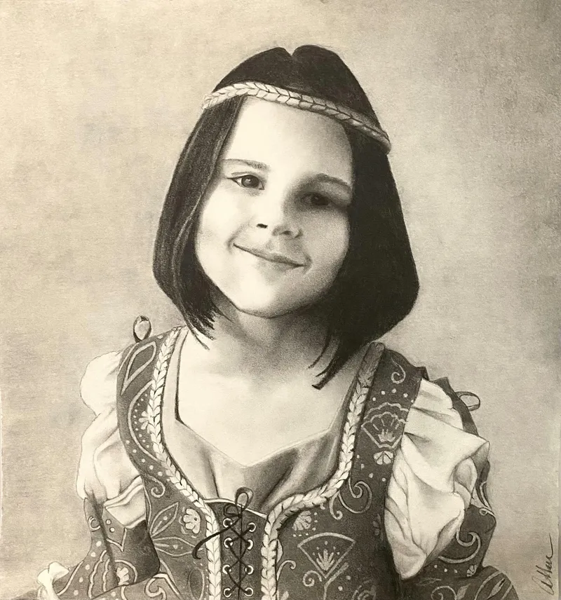Girl in a renaissance costume
